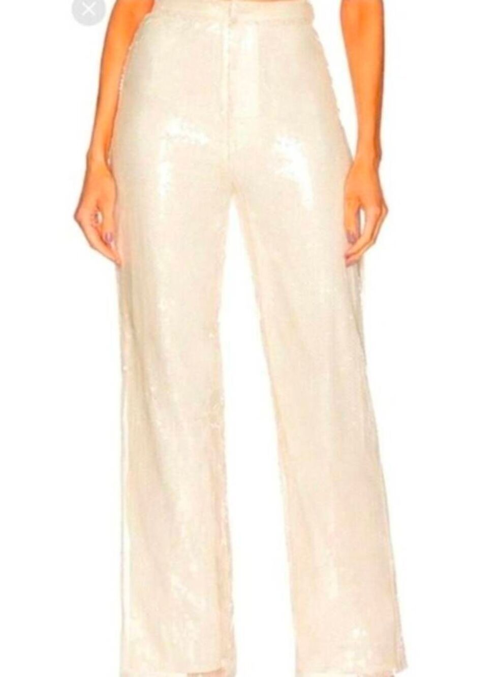 House of Harlow 1960 Glam Dopamine Dressing Sequin Wideleg Pants NWOT Sz. 6